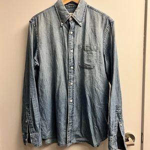 Club Monaco washed denim shirt